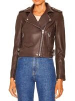 Sidney Prescott Scream Brown Leather Jacket