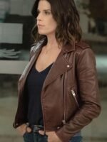 Sidney Prescott Scream Brown Leather Jacket