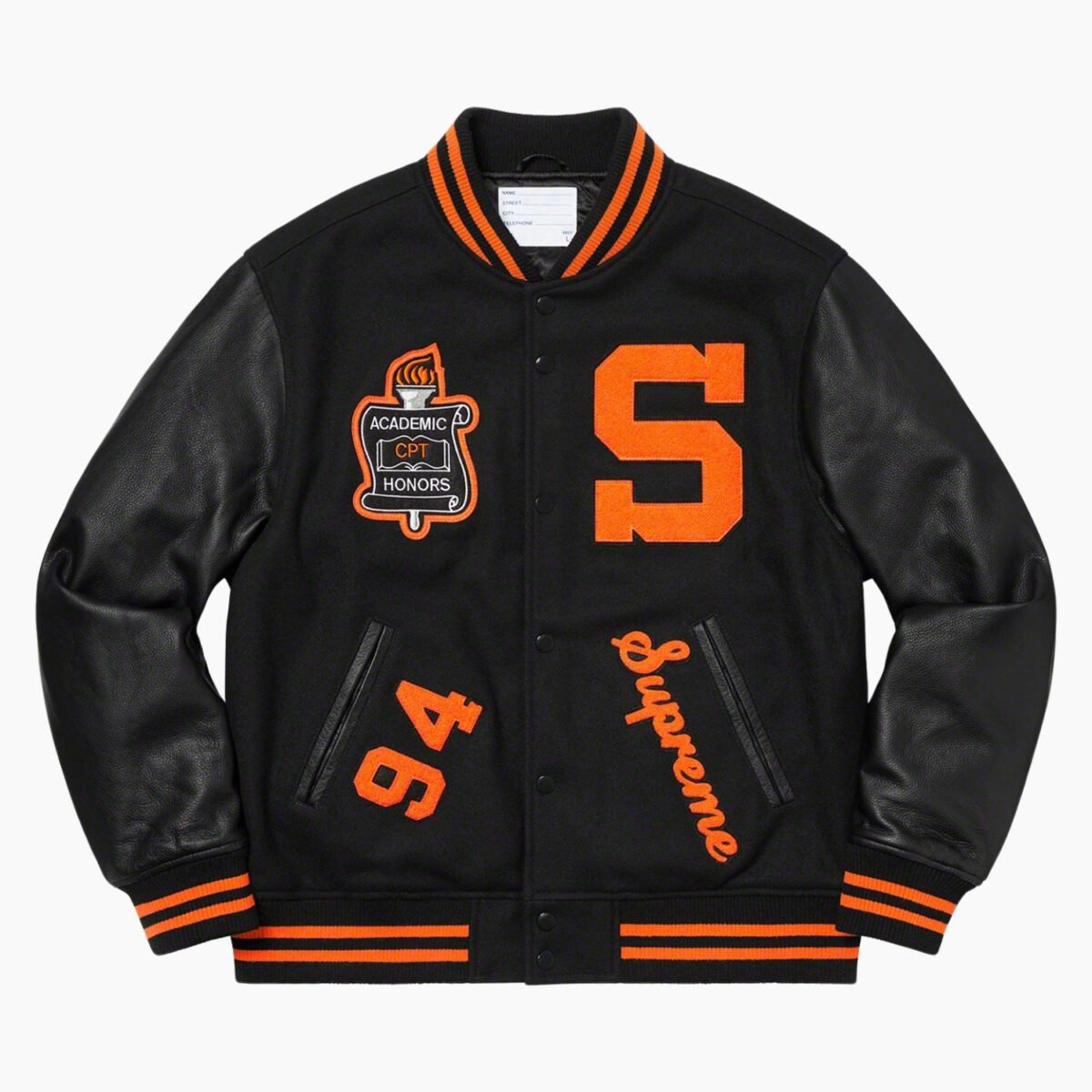 Supreme Team 2019 Black Varsity Jacket
