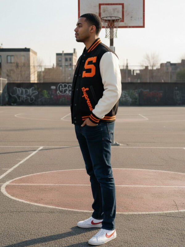 Supreme Team 2019 Black Varsity Jacket
