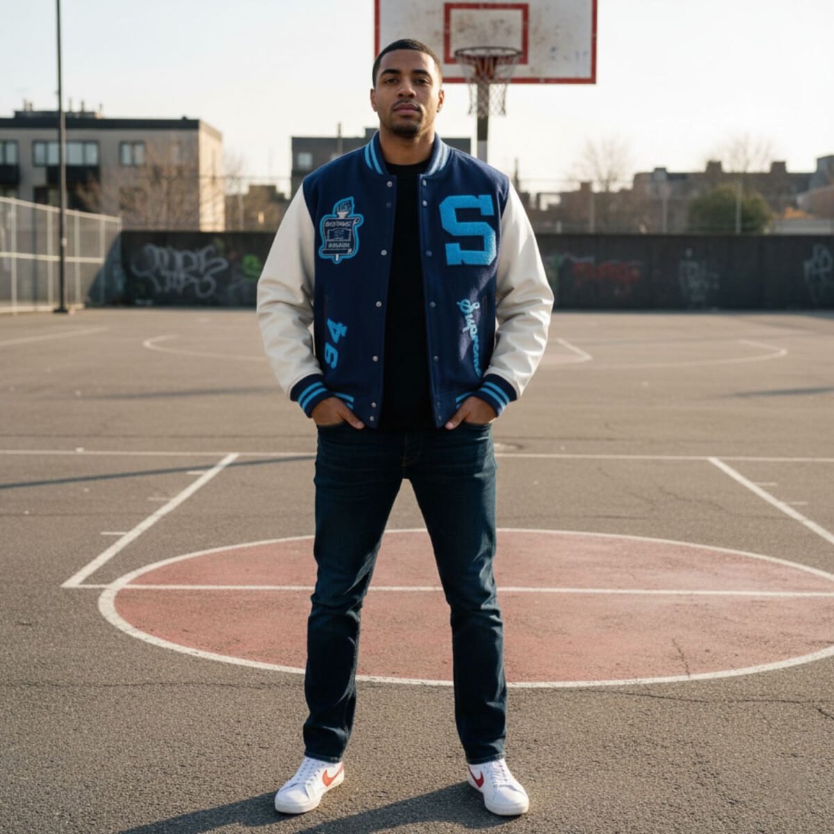 Supreme Team 2019 Blue Varsity Jacket Supreme Team 2019 Blue Varsity Jacket