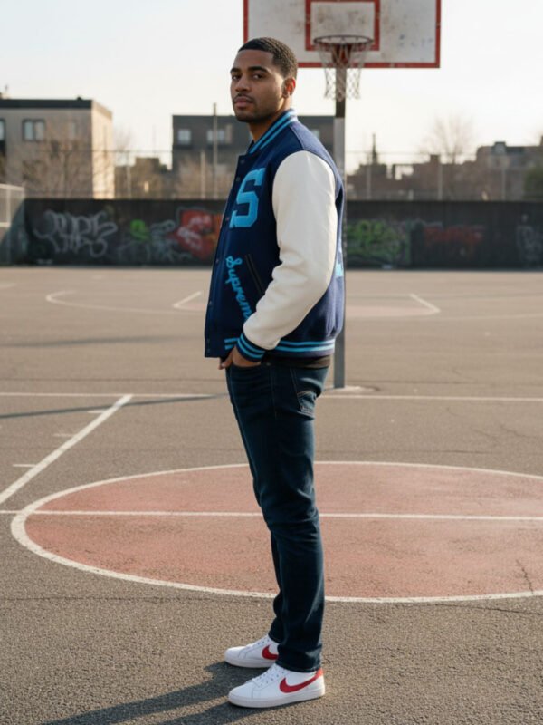 Supreme Team 2019 Blue Varsity Jacket