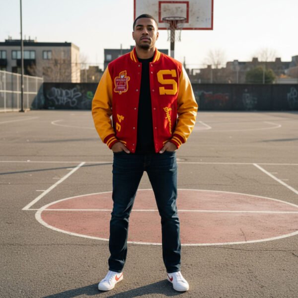 Supreme Team 2019 Red Varsity Jacket