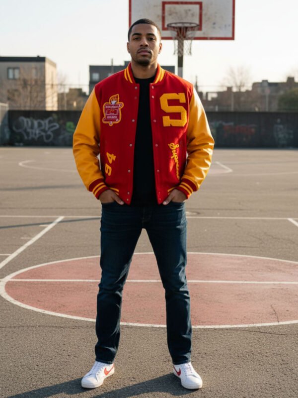 Supreme Team 2019 Red Varsity Jacket
