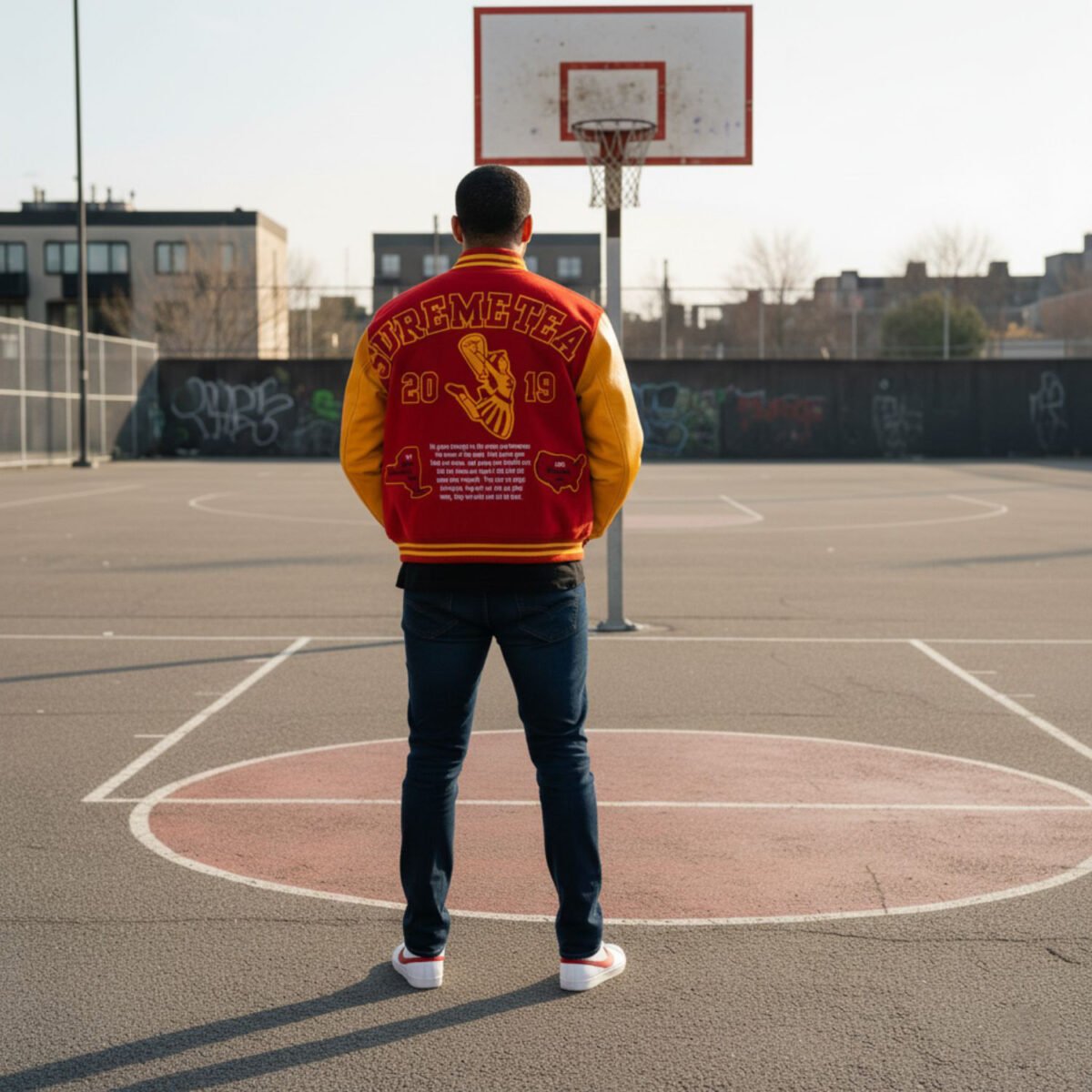 Supreme Team 2019 Red Varsity Jacket