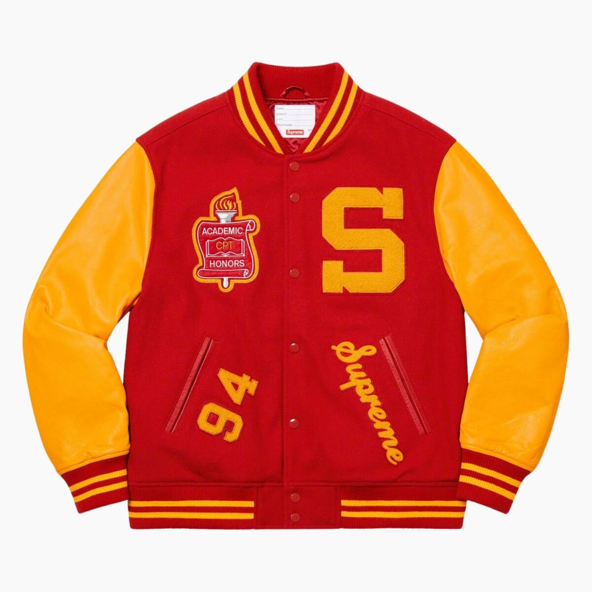 Supreme Team 2019 Red Varsity Jacket
