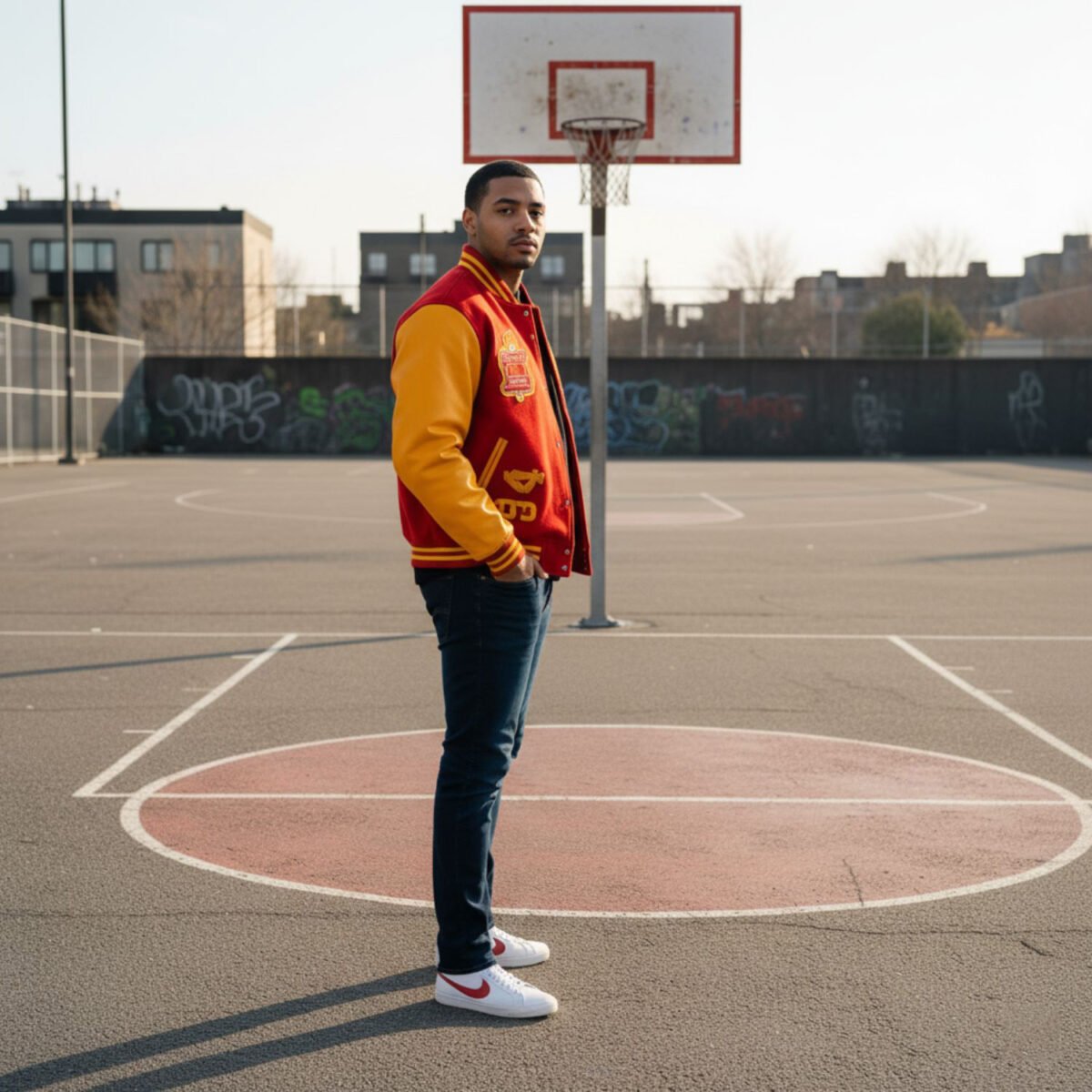 Supreme Team 2019 Red Varsity Jacket