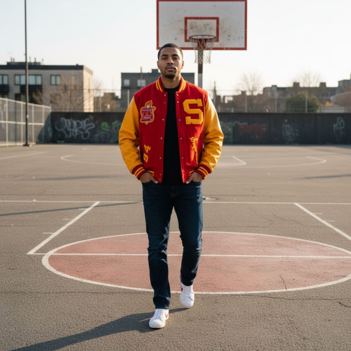 Supreme Team 2019 Red Varsity Jacket