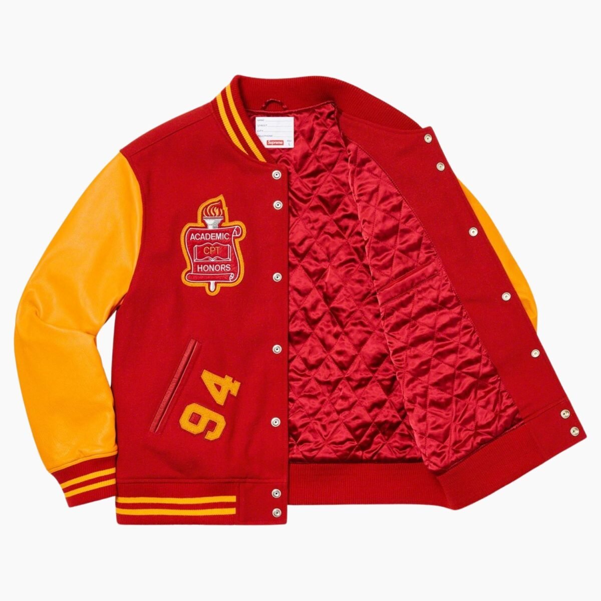 Supreme Team 2019 Red Varsity Jacket