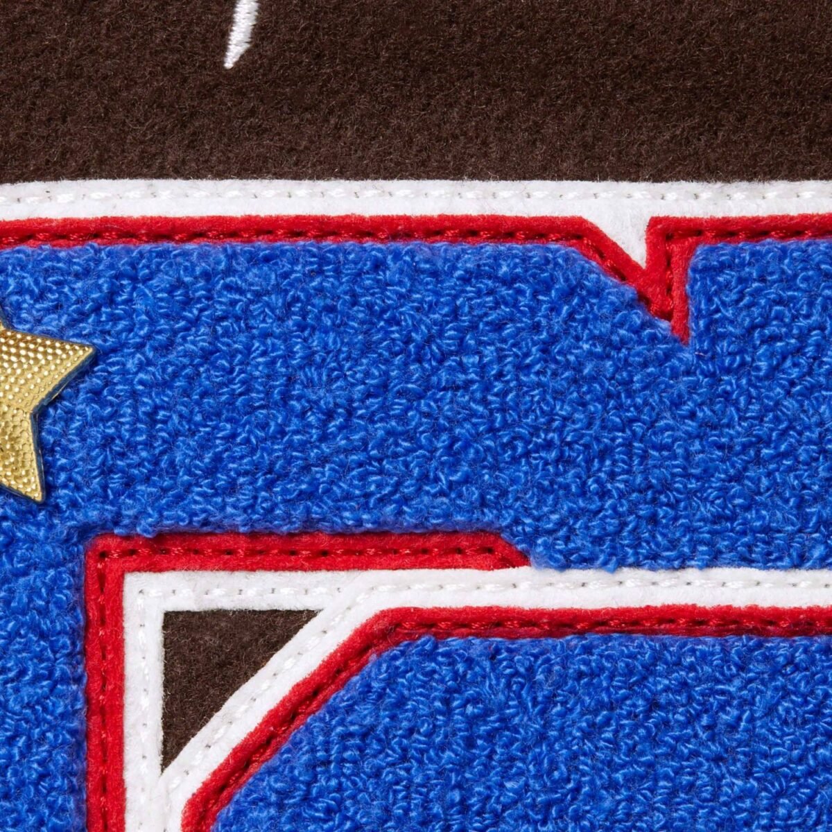 Supreme Tiger Brown Varsity Jacket