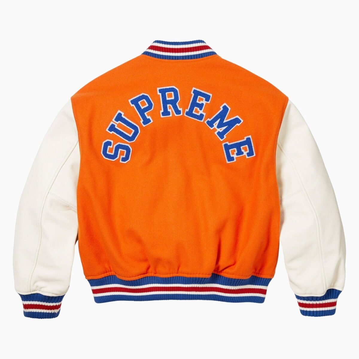Supreme Tiger Orange Varsity Jacket