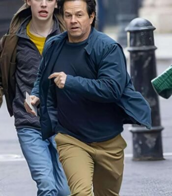 The Family Plan 2 Mark Wahlberg Blue Jacket
