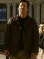 The Family Plan 2 Mark Wahlberg Brown Leather Jacket