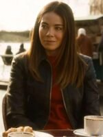 The Family Plan 2 Michelle Monaghan Black Leather Jacket