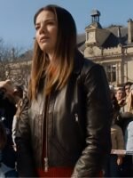 The Family Plan 2 Michelle Monaghan Black Leather Jacket