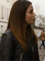 The Family Plan 2 Michelle Monaghan Black Leather Jacket