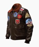 Top Gun Tom Cruise Pete Maverick Pilot Flight Bomber Leather Jacket