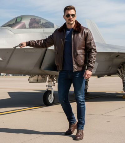 WWII Navy G1 Flight Bomber Genuine Leather jacket