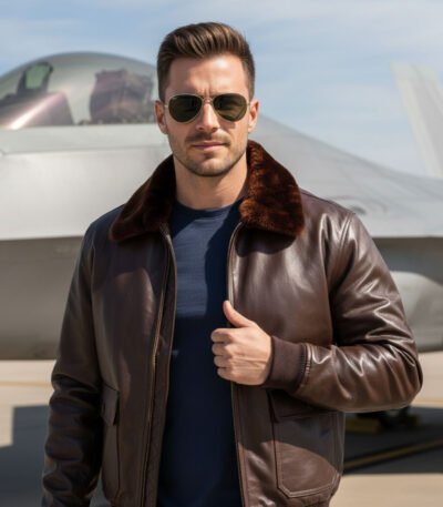 WWII Navy G1 Flight Bomber Genuine Leather jacket