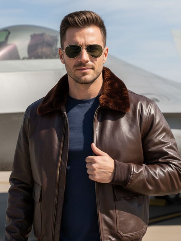 WWII Navy G1 Flight Bomber Genuine Leather jacket