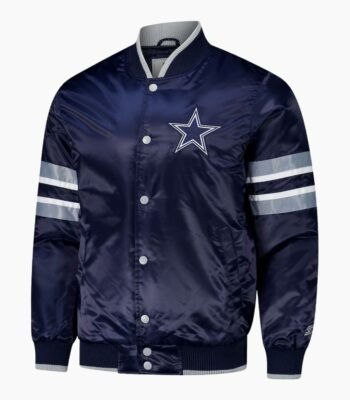 Men's Dallas Cowboys The Varsity Raglan Satin Jacket