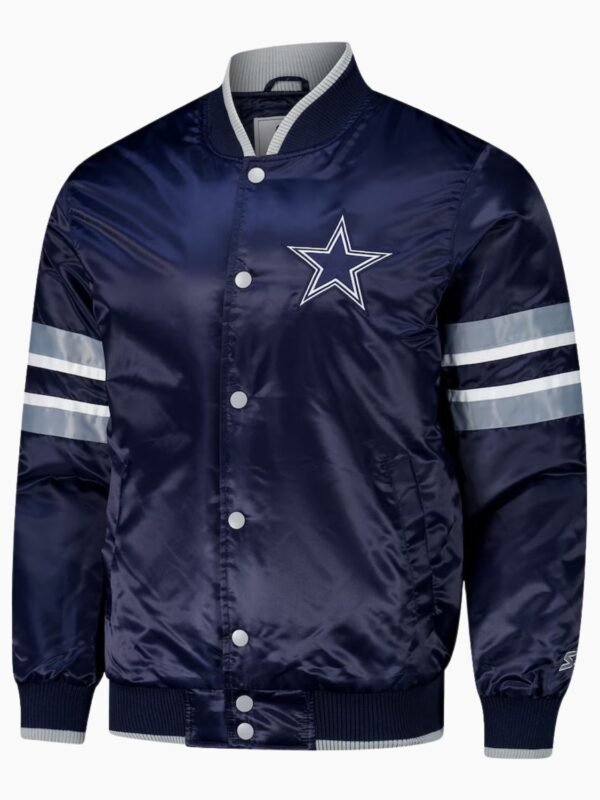 Men's Dallas Cowboys The Varsity Raglan Satin Jacket