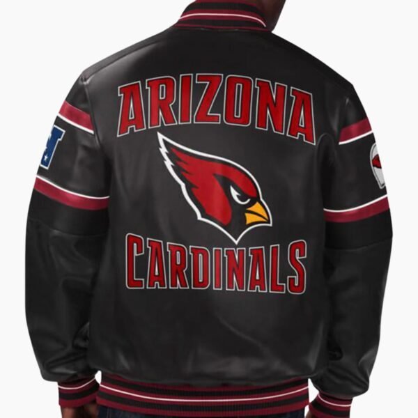 NFL Arizona Cardinals Multicolor Leather Jacket