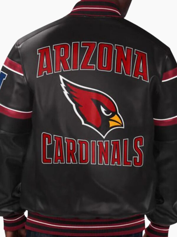 NFL Arizona Cardinals Multicolor Leather Jacket