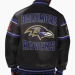 NFL Baltimore Ravens Multicolor Leather Jacket