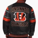 NFL Cincinnati Bengals Multicolor Leather Jacket