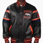 NFL Denver Broncos Leather Jacket