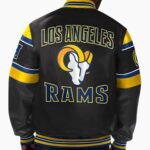 NFL Los Angeles Rams Multicolor Leather Jacket