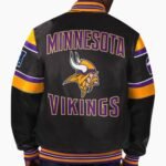 NFL Minnesota Vikings Multicolor Leather Jacket