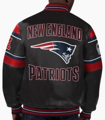 NFL Multi New England Patriots Leather Jacket