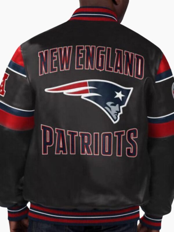 NFL Multi New England Patriots Leather Jacket