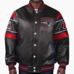 NFL Multi New England Patriots Leather Jacket