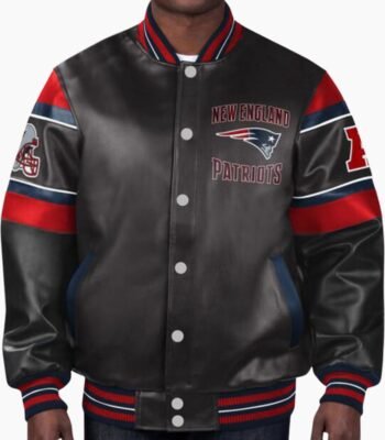 NFL Multi New England Patriots Leather Jacket