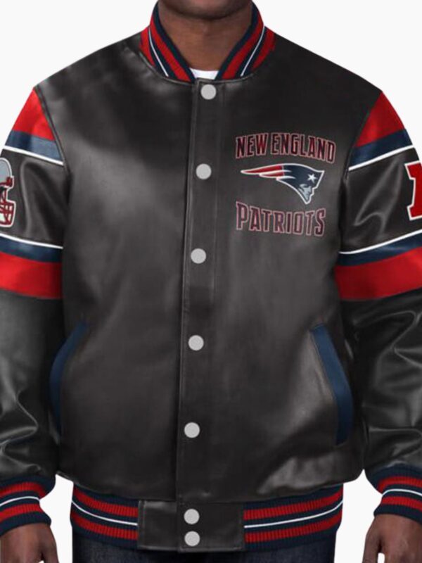 NFL Multi New England Patriots Leather Jacket