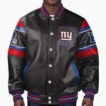 NFL New York Giants Leather Jacket
