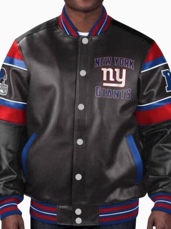 NFL New York Giants Leather Jacket
