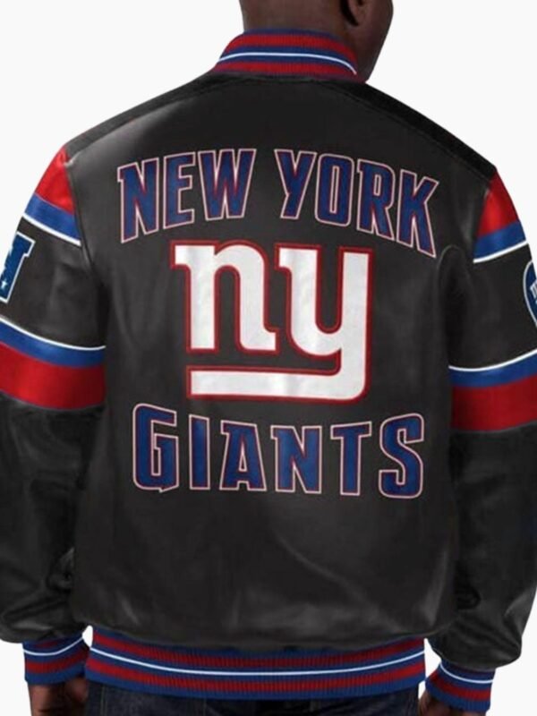 NFL New York Giants Leather Jacket