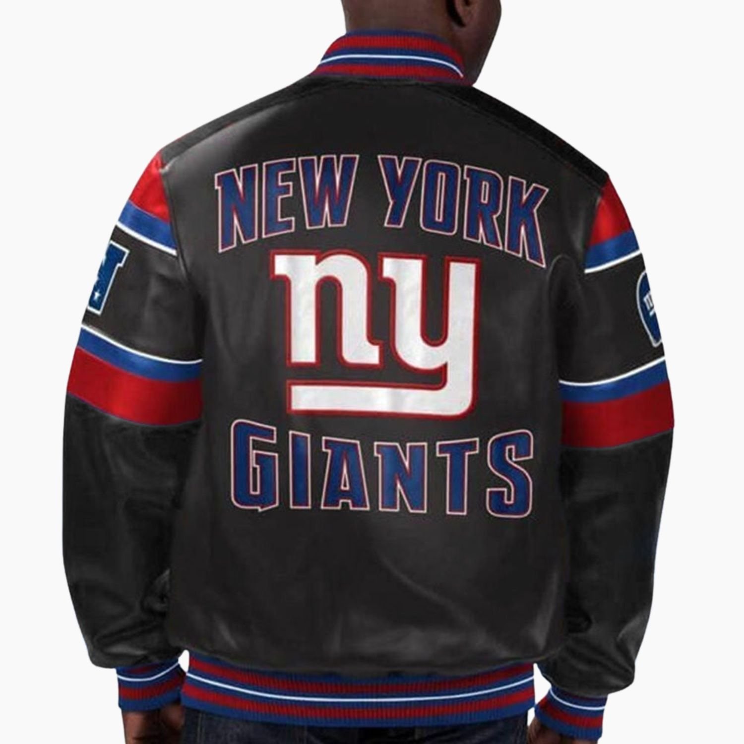NFL New York Giants Leather Jacket NFL New York Giants Leather Jacket