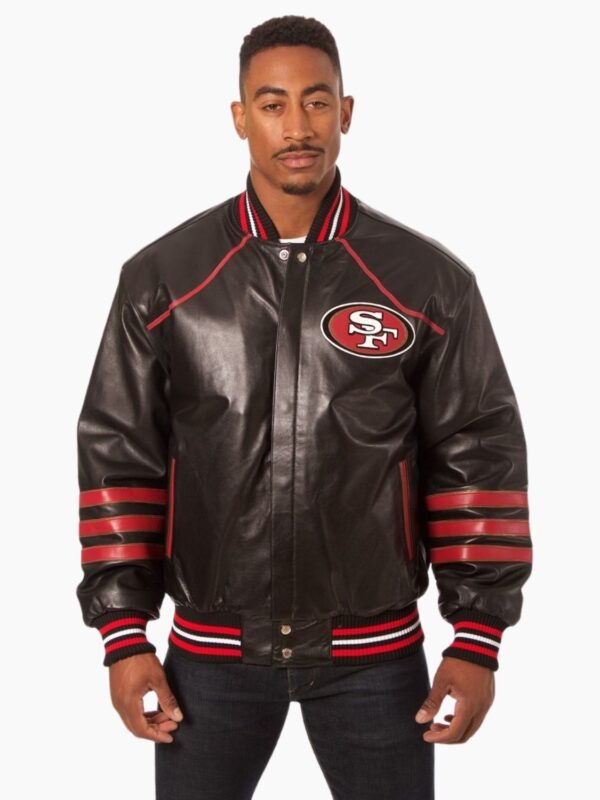 NFL San Francisco 49ers JH Design All Leather Jacket