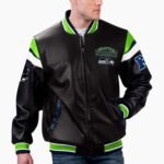 NFL Seattle Seahawks Varsity Leather Jacket