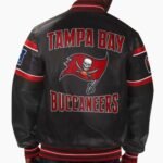 NFL Tampa Bay Buccaneers Multicolor Leather Jacket