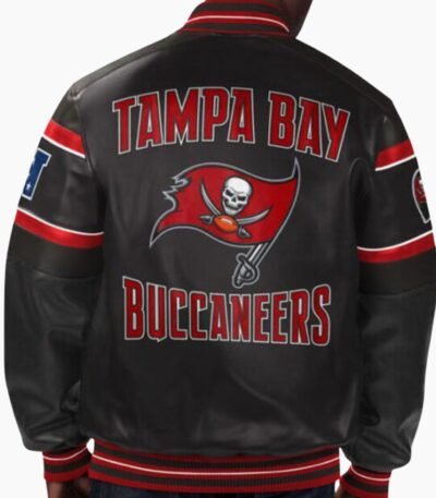 NFL Tampa Bay Buccaneers Multicolor Leather Jacket