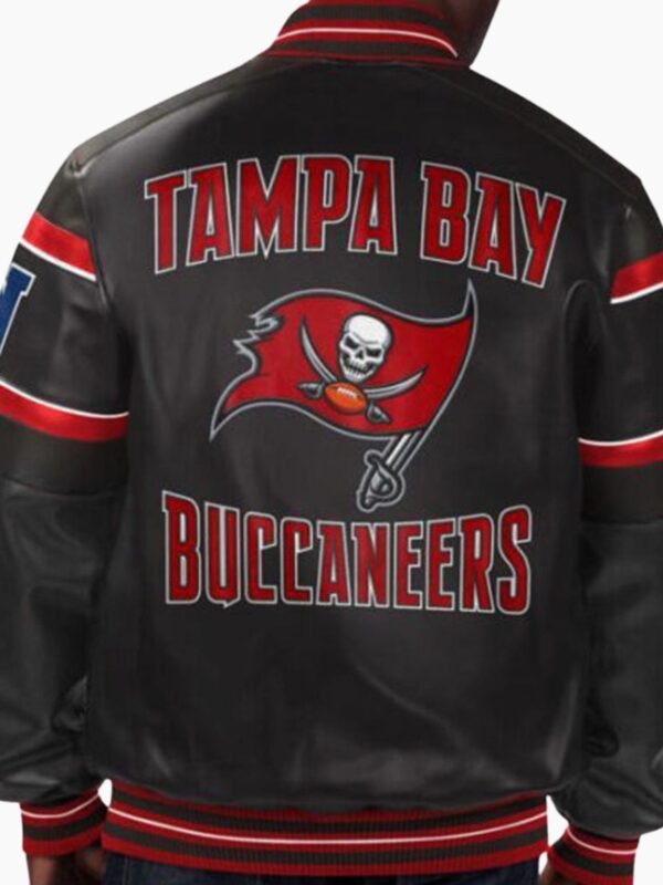 NFL Tampa Bay Buccaneers Multicolor Leather Jacket