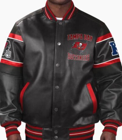 NFL Tampa Bay Buccaneers Multicolor Leather Jacket