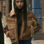 Superman & Lois S03 Tayler Buck Sherpa Fur Leather Jacket