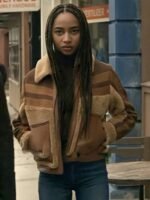 Superman & Lois S03 Tayler Buck Sherpa Fur Leather Jacket